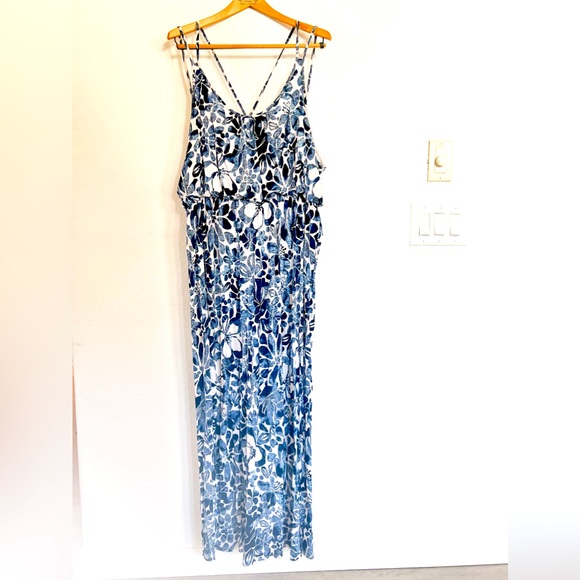 LOFT Dresses & Skirts - LOFT Blue Maxi Dress